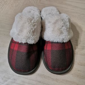 NWT! Coach Ziva Faux Hair Fur Slippers